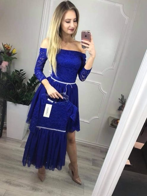 Sukienka tiulowa hiszpanka koronka dziecko chaber