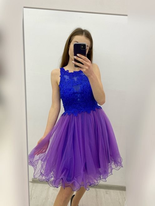 Princeska zabudowany kwiatowy dekolt chaber