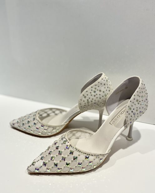 Szpilki cyrkonie nosek w szpic