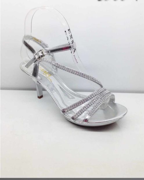 Szpilki cyrkonie paski srebro