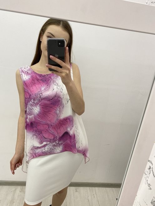 Sukienka zebra róż