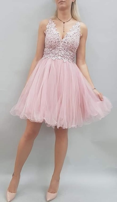 Sukienka princeska kwiatowa koronka róż