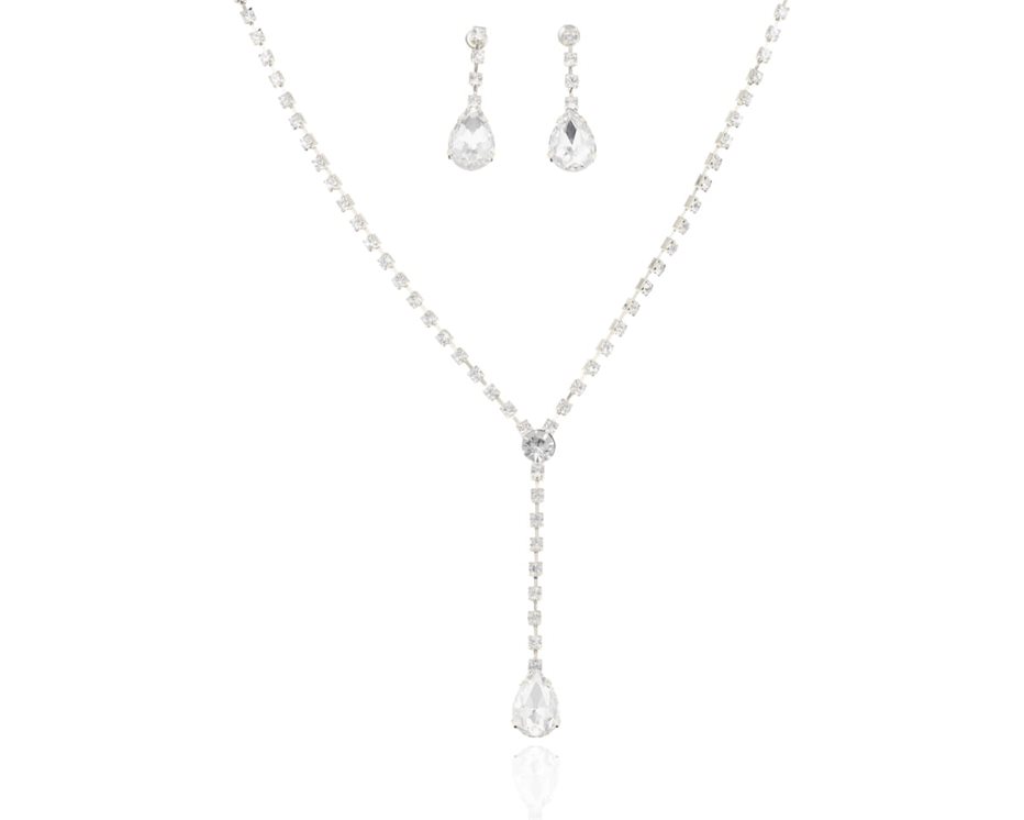 Komplet cyrkonie kryształ