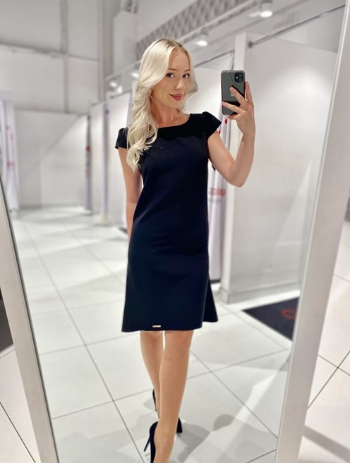 Klasyczna sukienka czarny