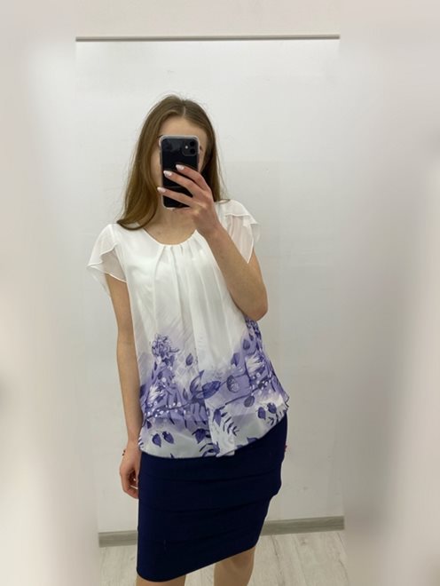 sukienka krótka górą narzutka granat