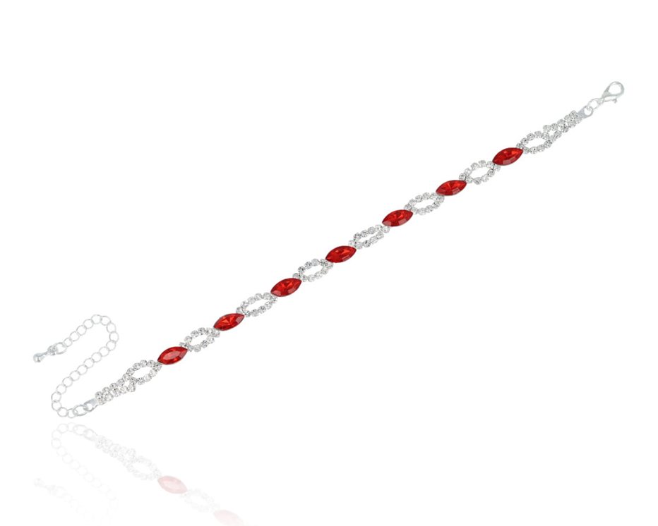 Bransoleta cyrkoniowe łezki