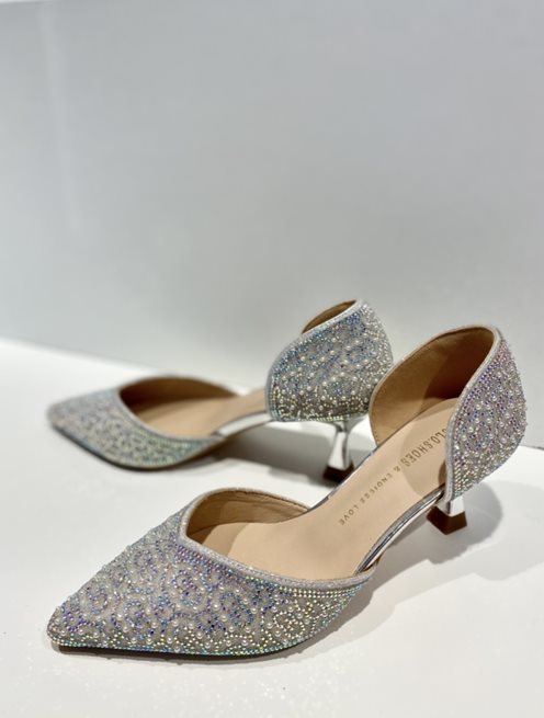 Szpilki z cyrkoniami srebro