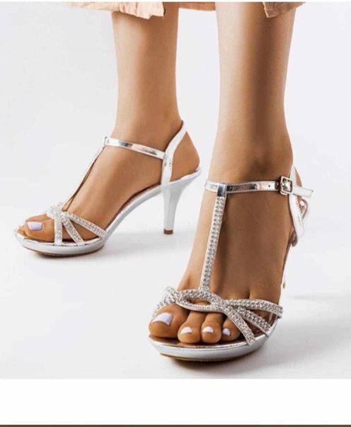 Szpilki cyrkonie przód srebro