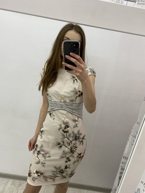 Sukienka czarna koronka góra-dół popiel