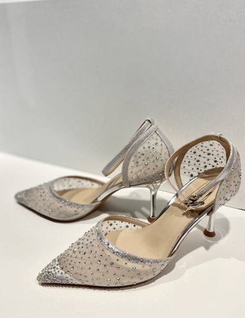 Szpilki cyrkonie wiązanie srebro