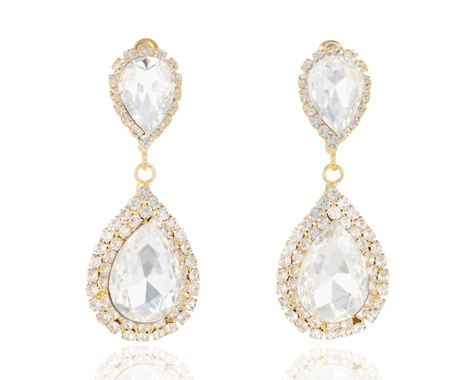 Kolczyki cyrkonie kryształ