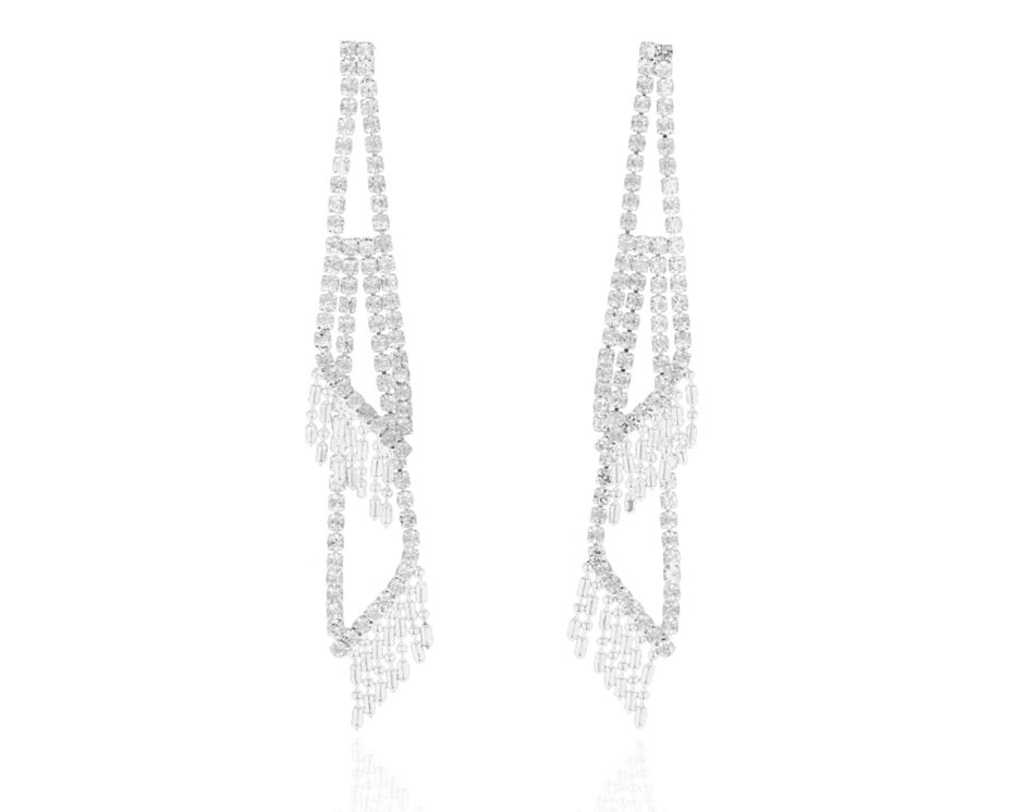 Kolczyki cyrkoniowe luźne