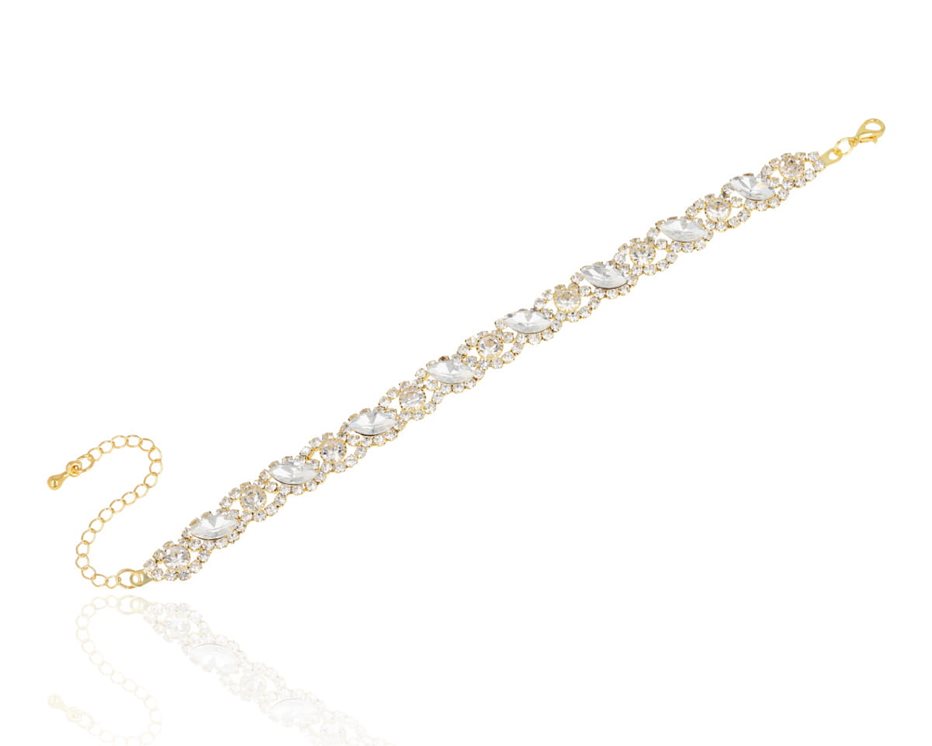 Bransoleta cyrkoniowa poprzeczna