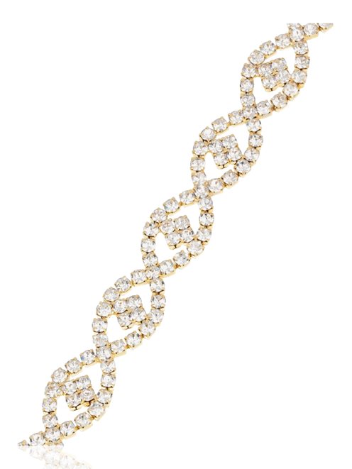 Bransoleta cyrkoniowa w łezki