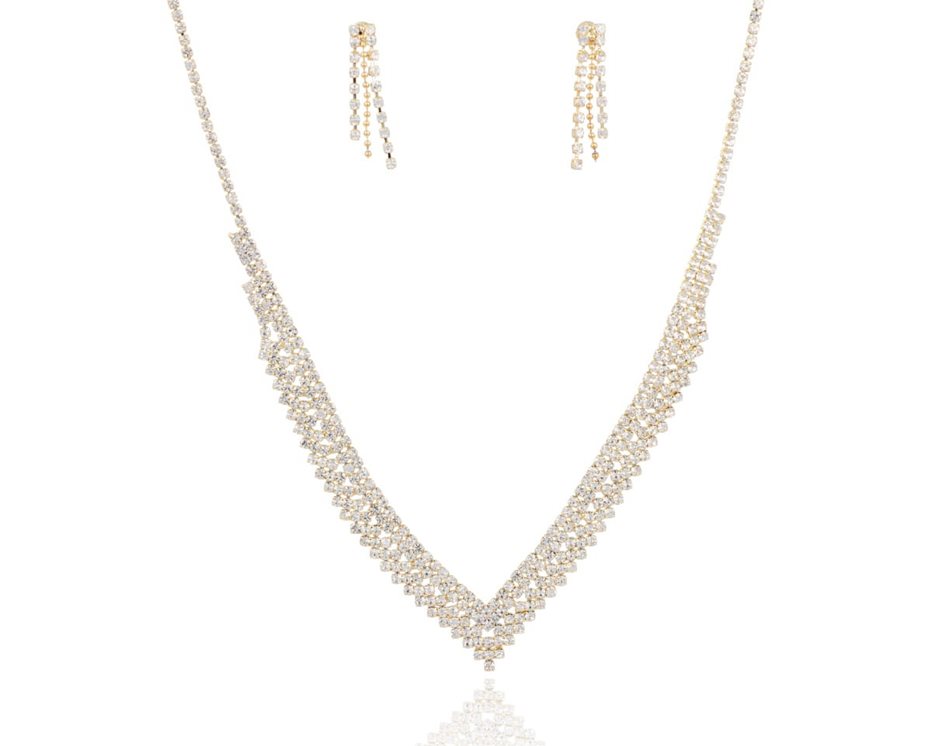 Komplet drobna cyrkonia