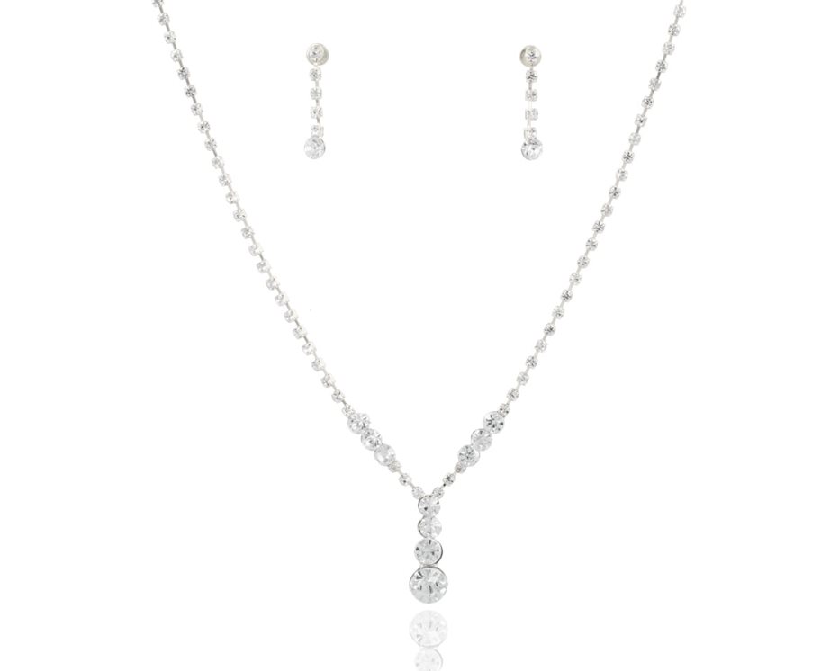 Komplet wiszące 3 cyrkonie