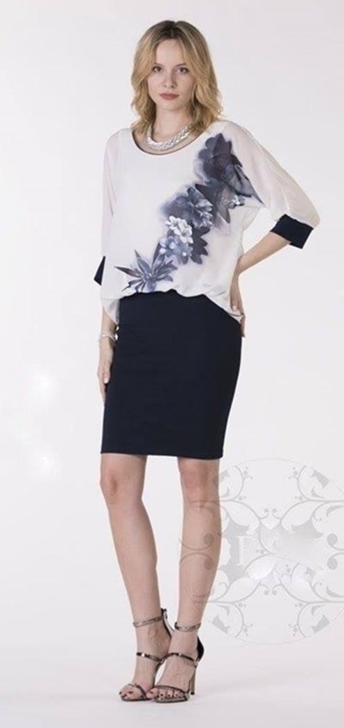 Sukienka maskująca rękaw ściągacz róż-granat