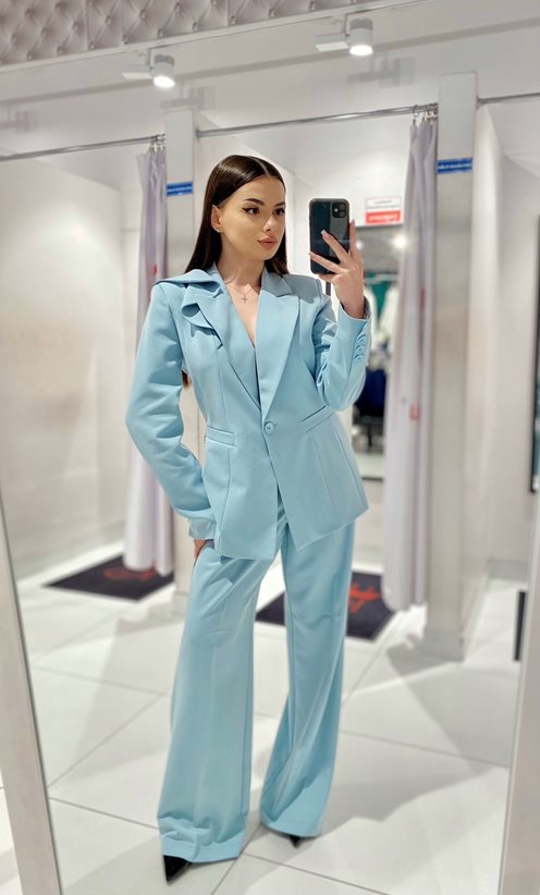 Garnitur damski pistacja