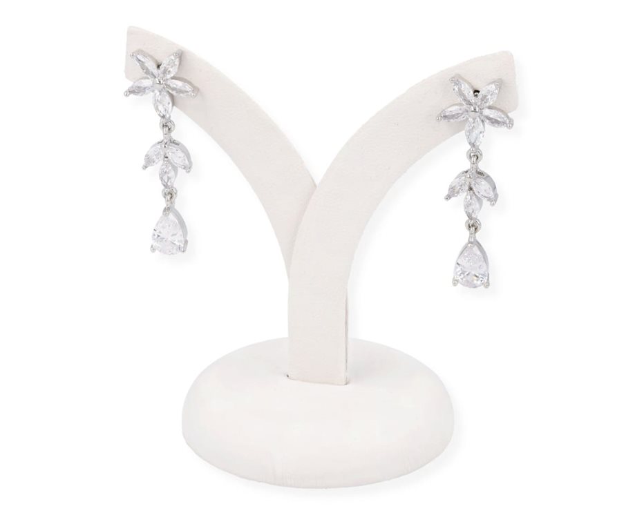 Komplet kryształ kwiatki