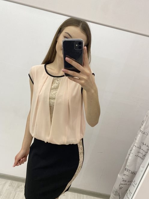 sukienka prosta luźna zdobiona czarny