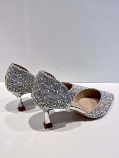 Szpilki z cyrkoniami srebro