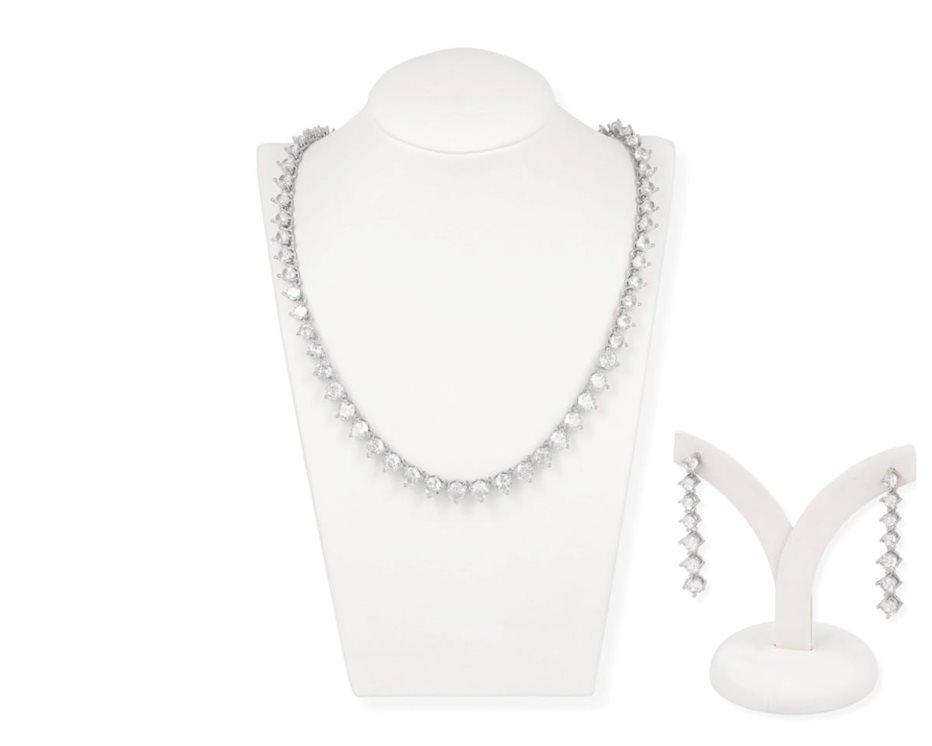 Komplet obroża oczka