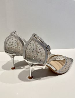 Szpilki cyrkonie wiązanie srebro