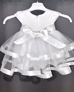 Sukienka dziecięca do chrztu biała