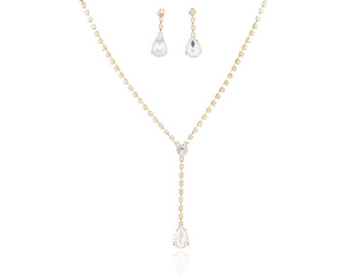 Komplet cyrkonie kryształ