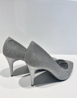 Szpilki brokatowe srebro