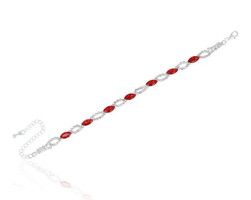 Bransoleta cyrkoniowe łezki