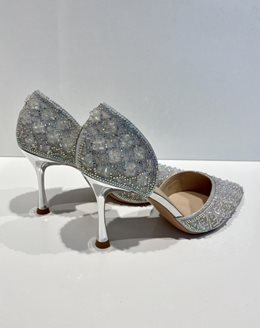 Szpilki mocno zdobione srebro