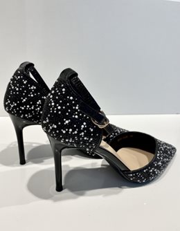 Szpiki kamyczki po całości czerń/biel