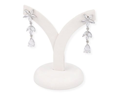 Komplet kryształ kwiatki